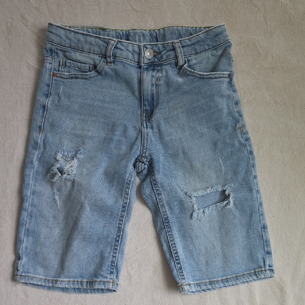 Zara Light Blue Denim Shorts